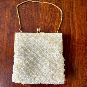 Vintage Hand Beaded Evening Bag